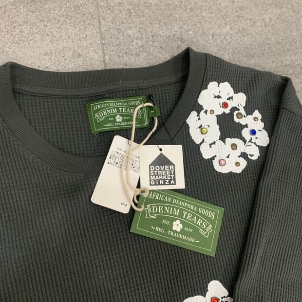 [새상품] L 데님티어스 젬스톤 써멀 긴팔 롱슬리브 티셔츠