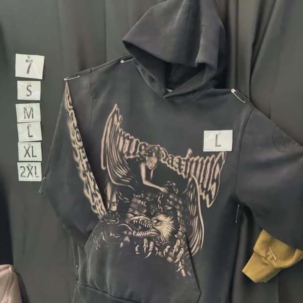 트래비스 스캇 콘서트 머천 MD 후드