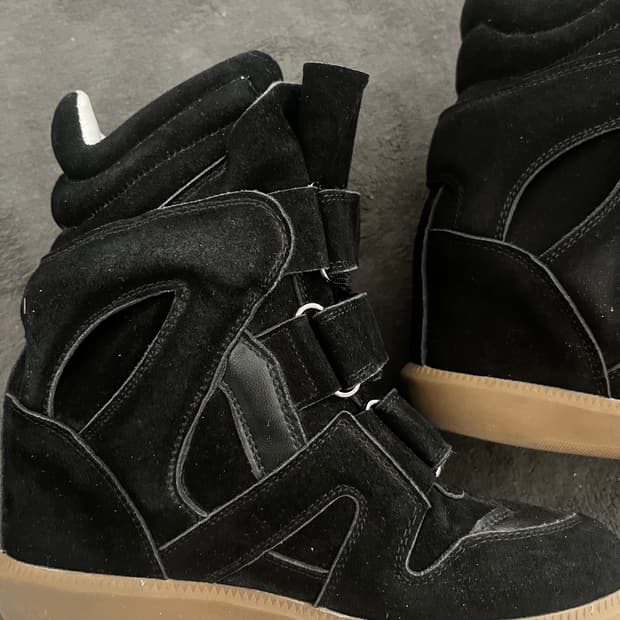 빈티지 마랑 웨지 스니커즈