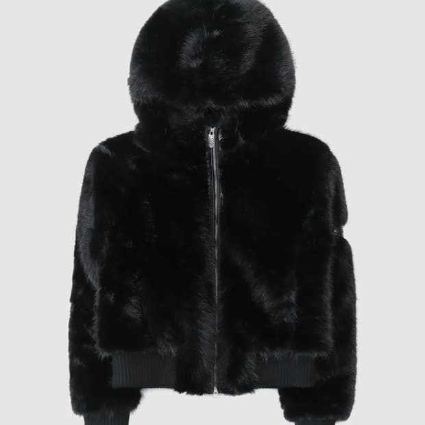 배드블러드 퍼 자켓