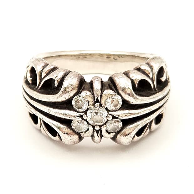 [14.5] 크롬하츠 K&T 애프터셋팅 다이아 링 B1213C200