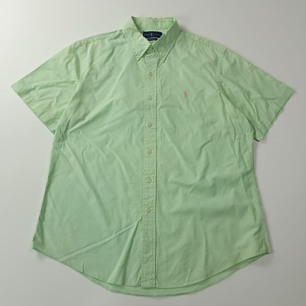 CA269 XL 폴로 커스텀핏 00s 애플민트 반팔 셔츠 남방