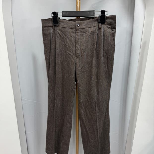 백화점판 돌체앤가바나 핀스트라이프 와이드 팬츠 48사이즈 