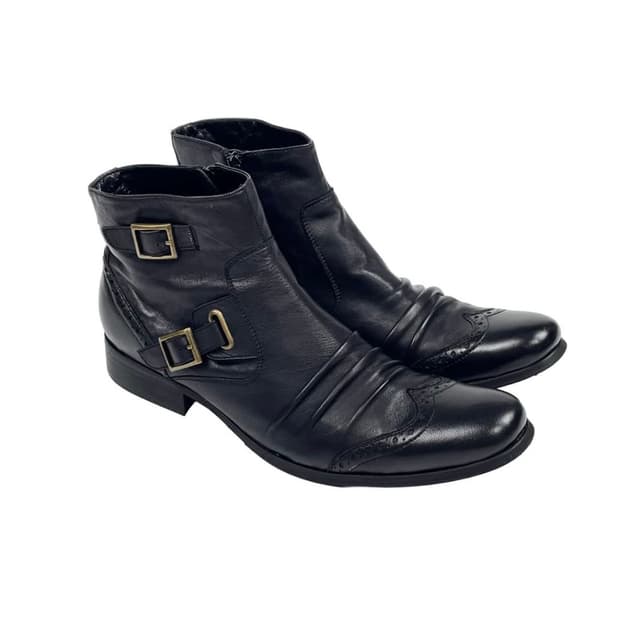 훕데두 주름가공 부츠