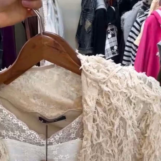 아이보리 그런지 상의셑