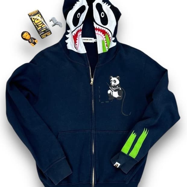 Bape 베이프 판다 후드집업