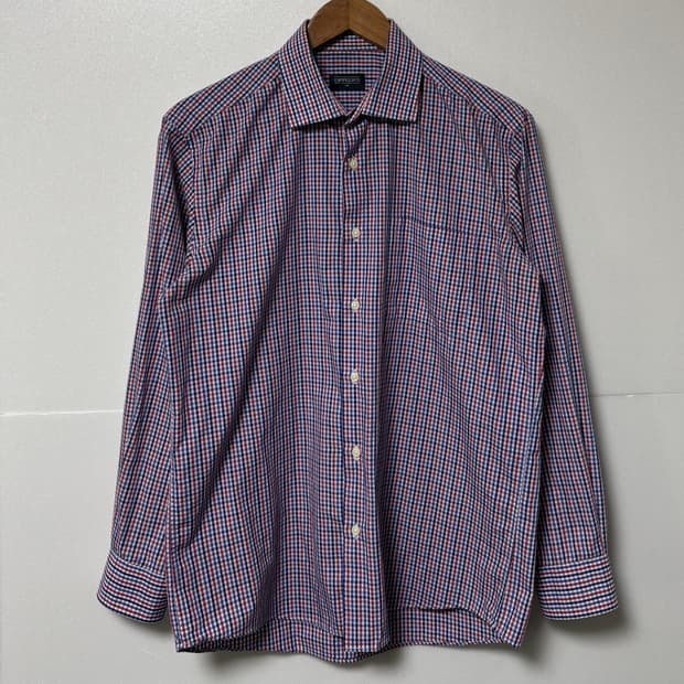 cannizaro 체크무늬 남방 셔츠 