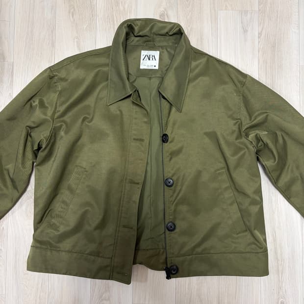 Zara short jacket olive