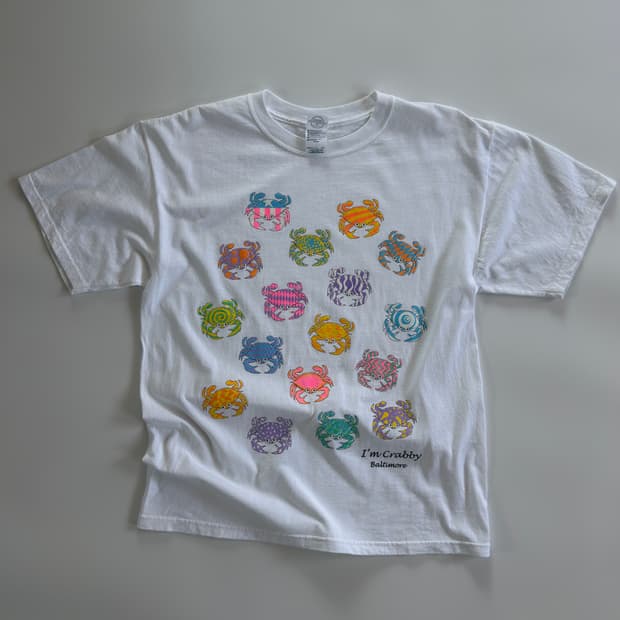 90s I'm crabby! 빈티지 티셔츠