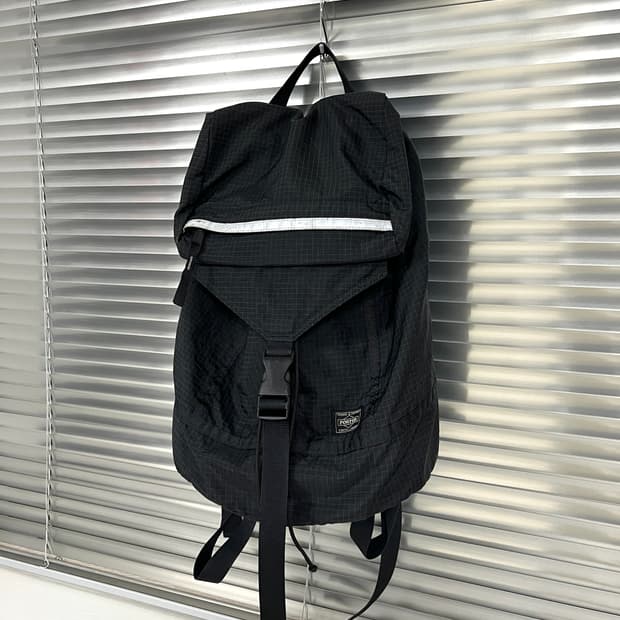 PORTER-RIPSTOP BACKPACK/RUCKSACK(Black)