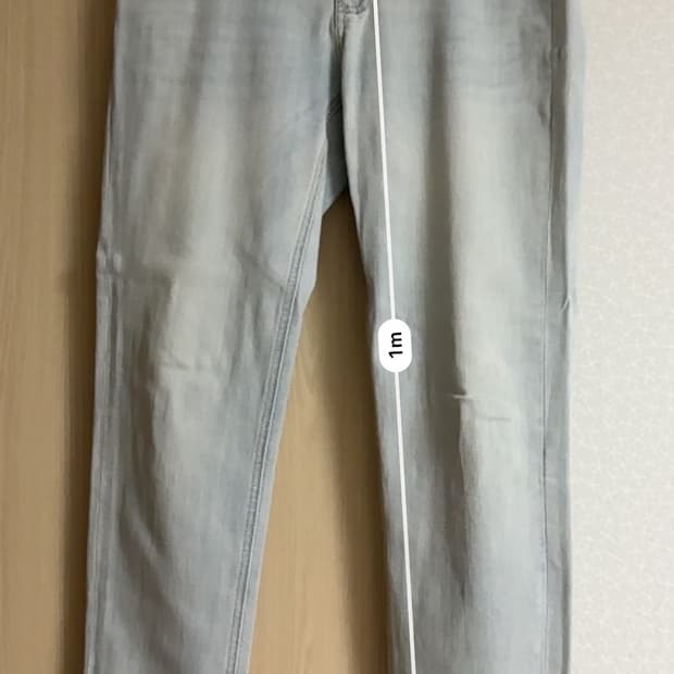 올젠 데님 연청 & 진청 82사이즈 청바지