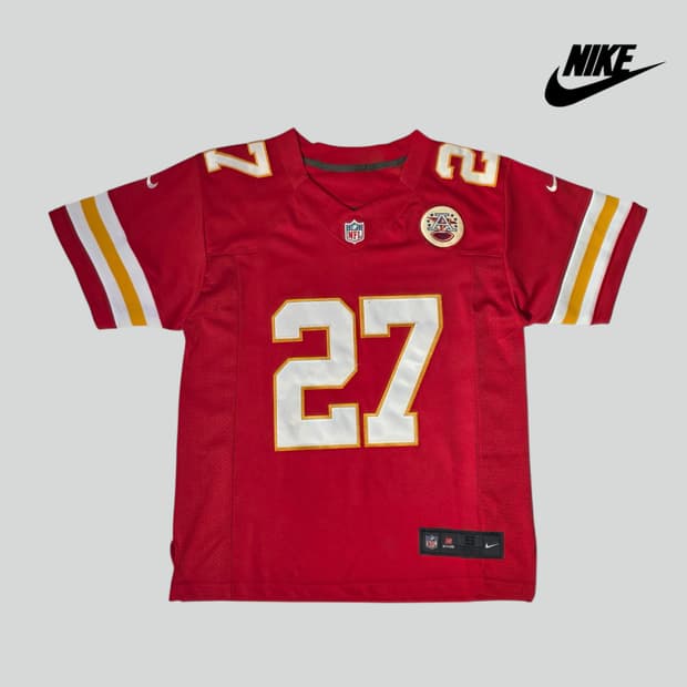 [S]나이키XNFL 캔자스 시티 치프스 카림 헌트 홈 경기 져지