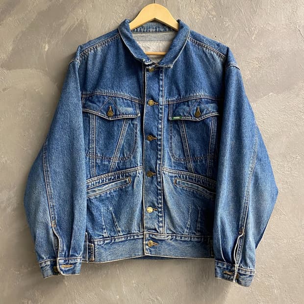 [M] 90s Puma 푸마 빈티지 데님 트러커 자켓