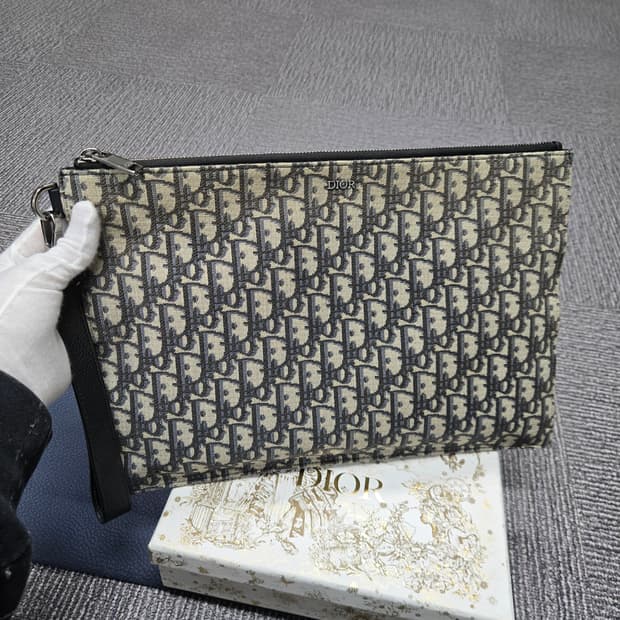 [특가][정품] 디올 오블리크 클러치백 A4