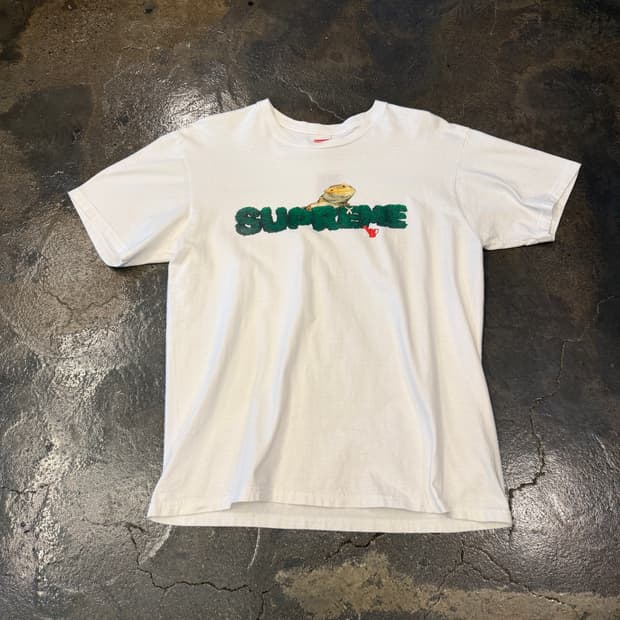 Supreme 슈프림 리자드 반팔티 L