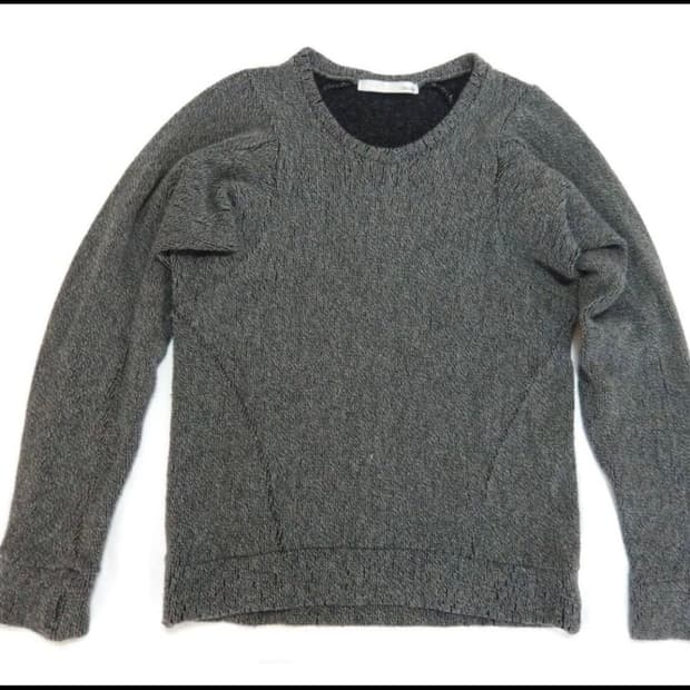 Civilized 울 니트 핑거홀 컷소우