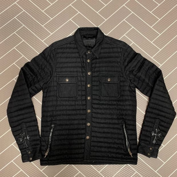 크롬하츠 퀄팅 패딩자켓 (L/상태극상)