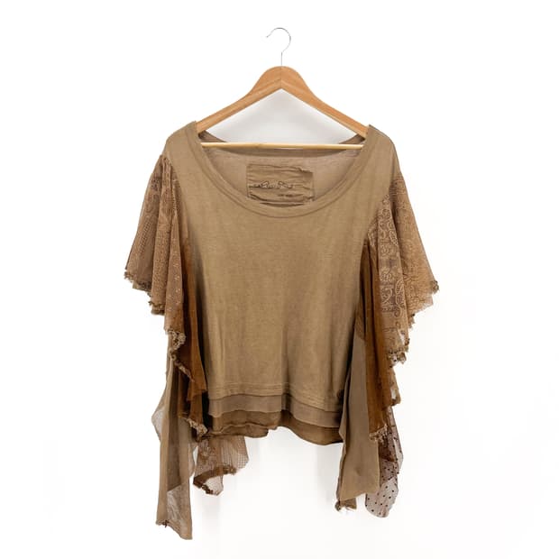 핸드메이드 그런지 페어리 레이스 오프숄더