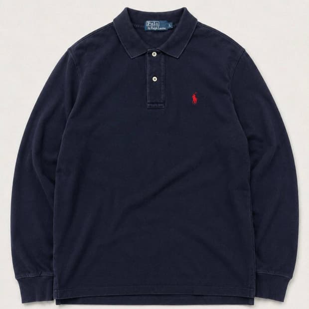 Polo 폴로 랄프로렌 블랙 PK 롱 슬리브
