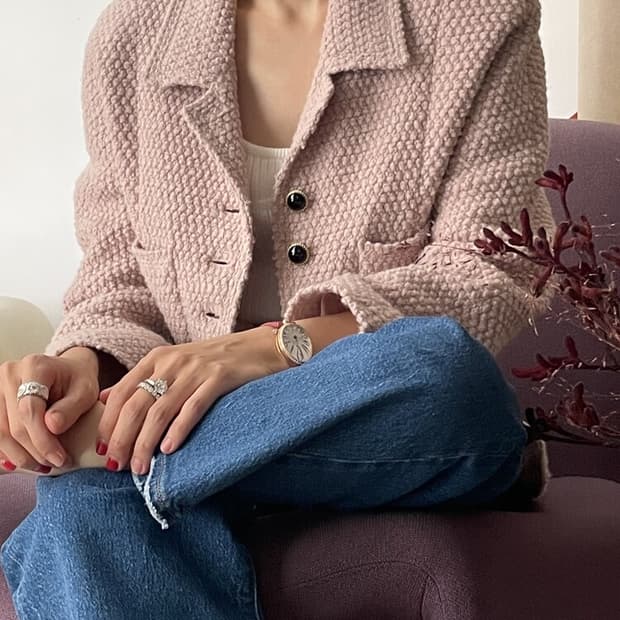 쎄모먼 Layla 트위드 자켓 