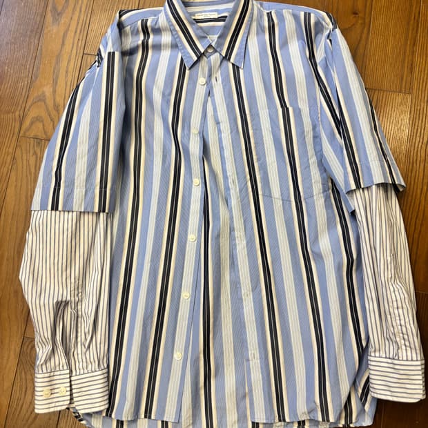 M)드리스 반 노튼 스트라이프 셔츠