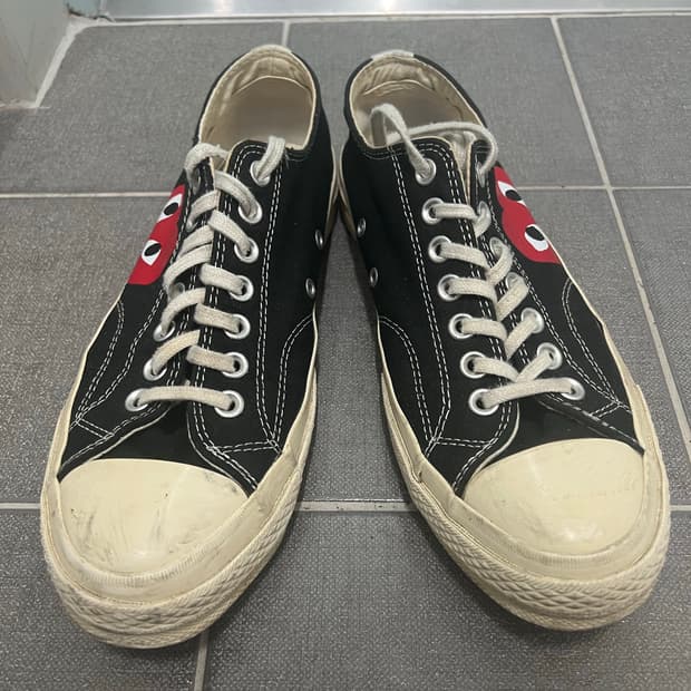 꼼데 컨버스 척테일러 블랙 265