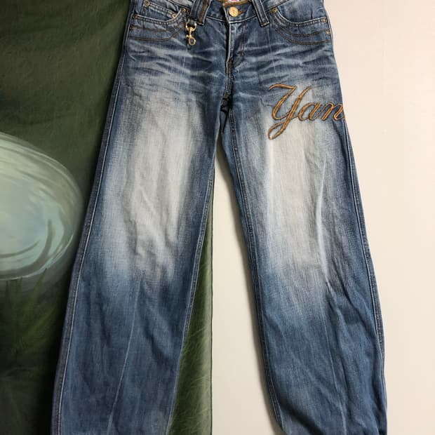 NBA 스트레이트 빈티지 데님 팬츠