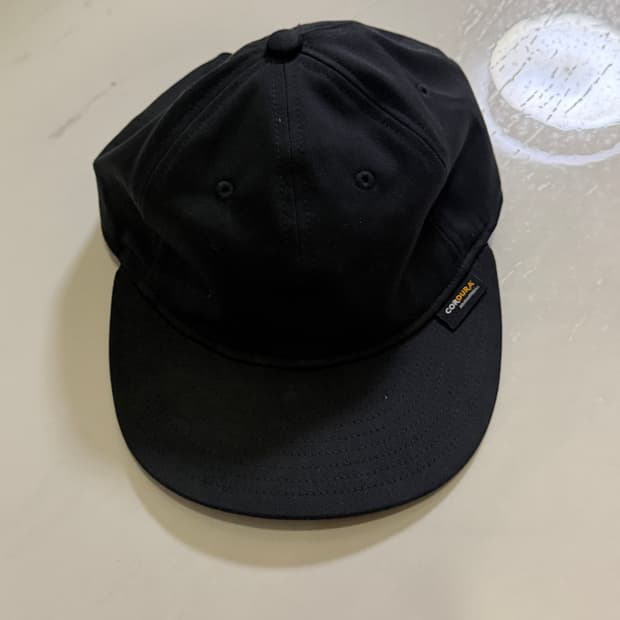 WTAPS 더블탭스 코듀라 6패널 캡 블랙