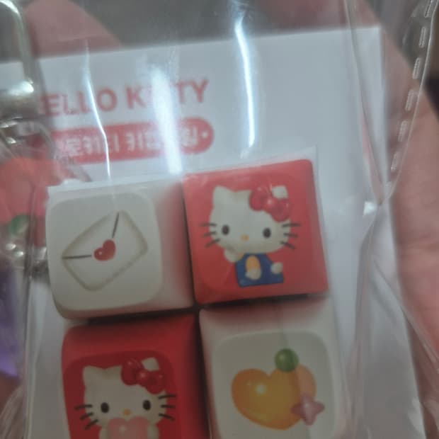 헬로키티 키캡키링