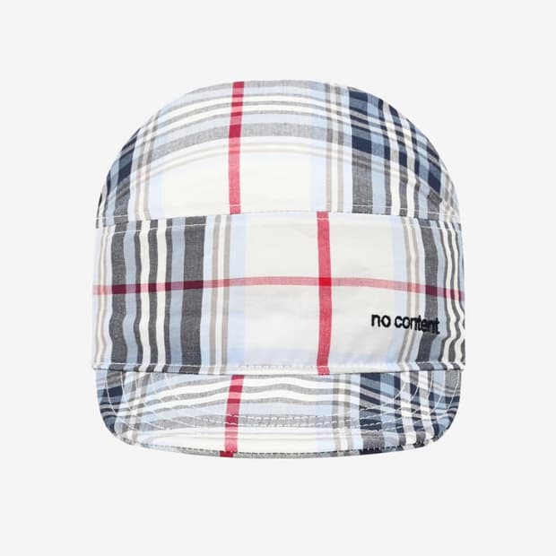 노컨텐츠 체크 리본 캡