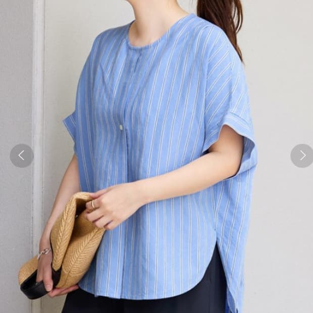 저널스탠다드 리넨 블라우스
