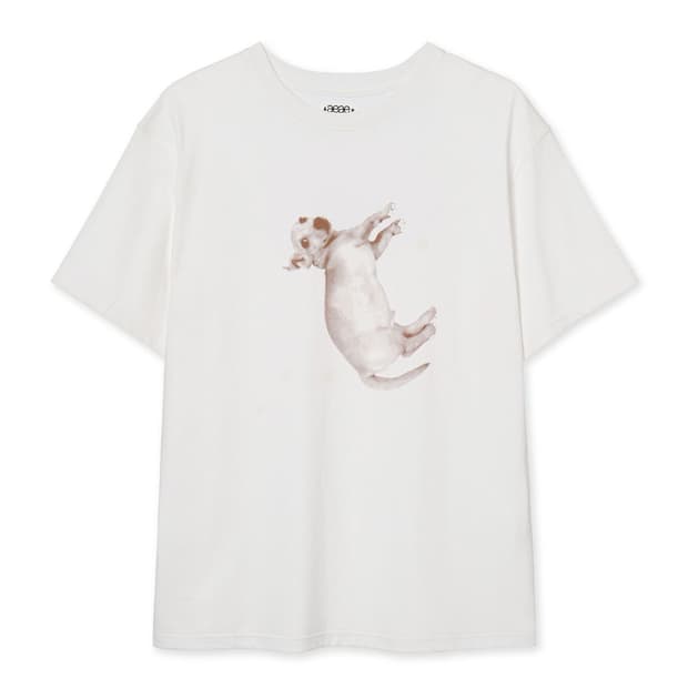 [2] aeae X PEAKBOY BARNEY T-SHIRTS WHITE