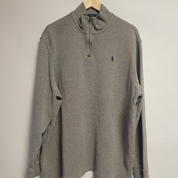 [정품 Polo Ralph Lauren] 그레이 하프집업 XXL