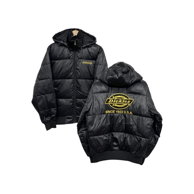 디키즈 올드스쿨 빅로고 백로고 패딩 