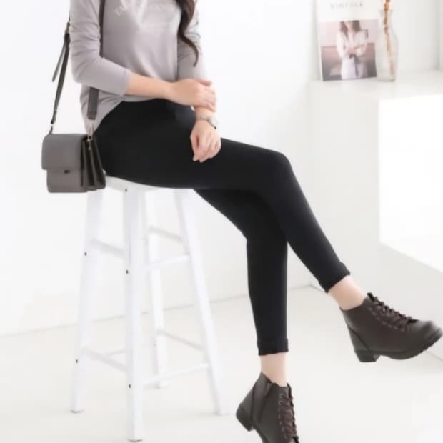  가죽 앵클 부츠