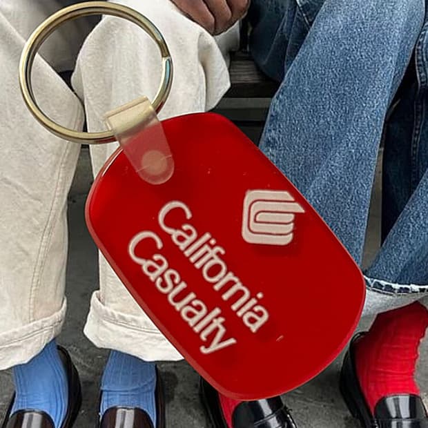 Vintage 90s Keyring