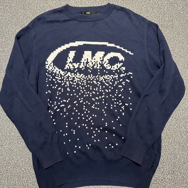 LMC 니트 네이비 L