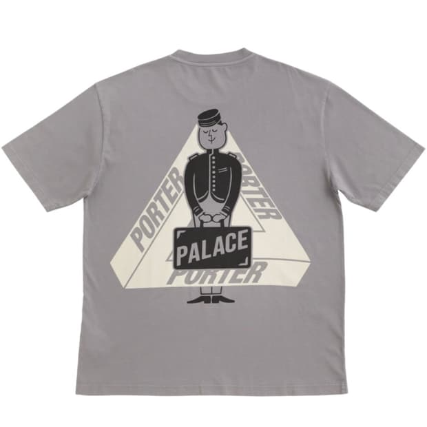[L] 팔라스 X 포터 벨보이 티셔츠 그레이