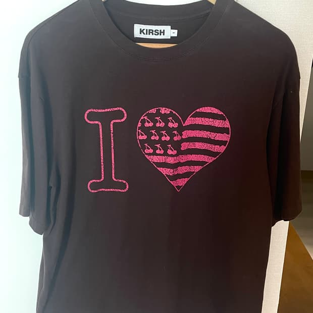 키르시 아이러브 반팔 브라운 1