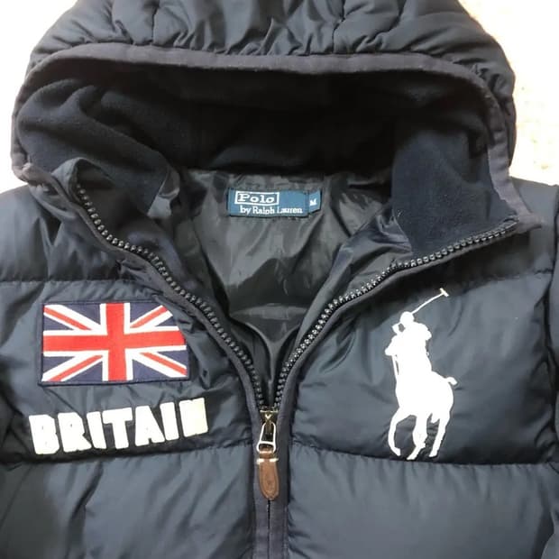 폴로 빅포니 브리튼패딩 미디움 M