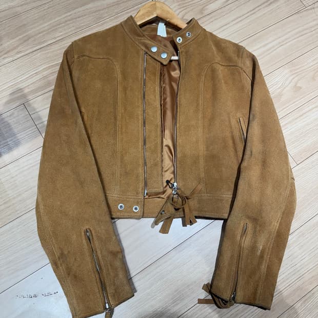 Current 가죽 스웨이드 자켓 size 1