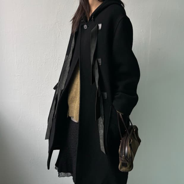 꼼데가르송 트리콧 92AW 더플 코트