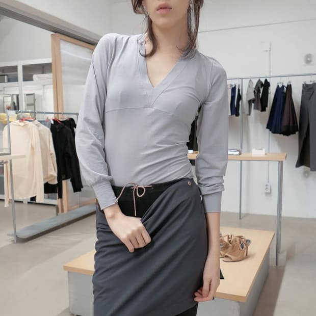 키야기 chiyagi Adyra Top - powder (S)