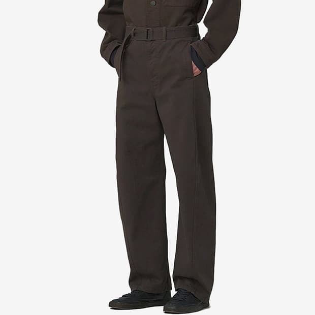 23fw 르메르 트위스트 벨티드 팬츠 에스프레소 M