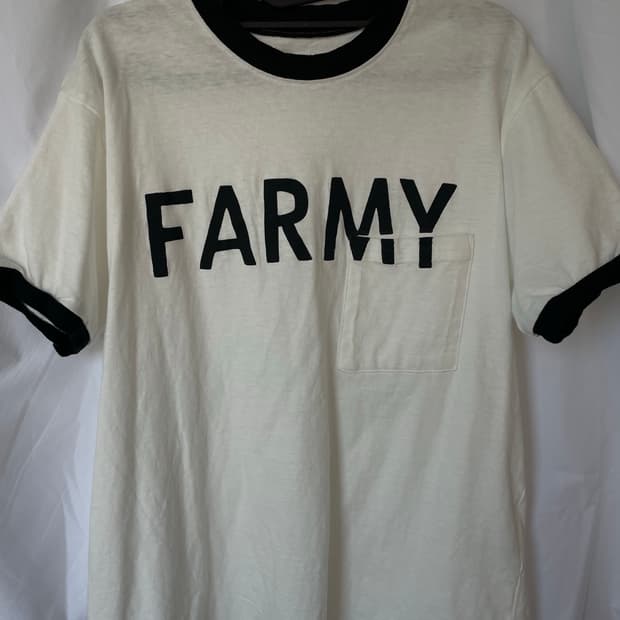 캐피탈 18.5 텐지쿠 링거 포켓 티셔츠 파미