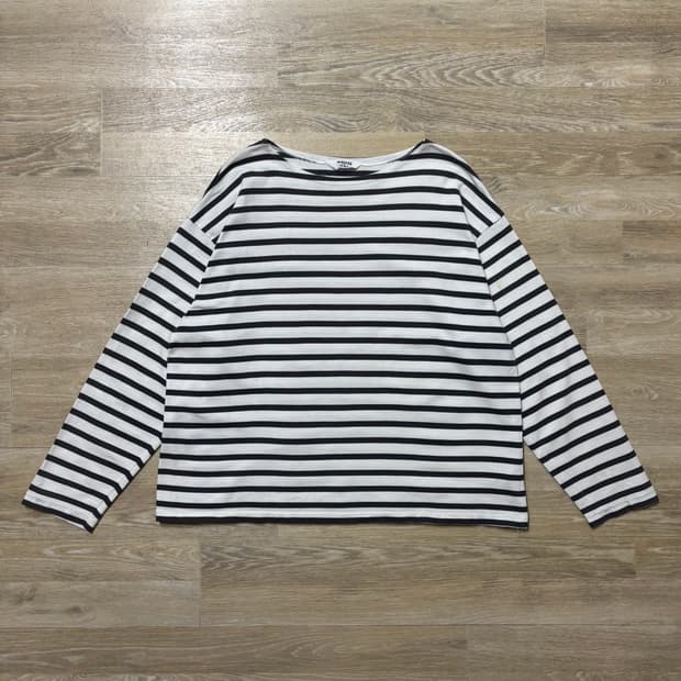 AURALEE For IENA  오라리x이에나 스트라이프 코튼 티셔츠