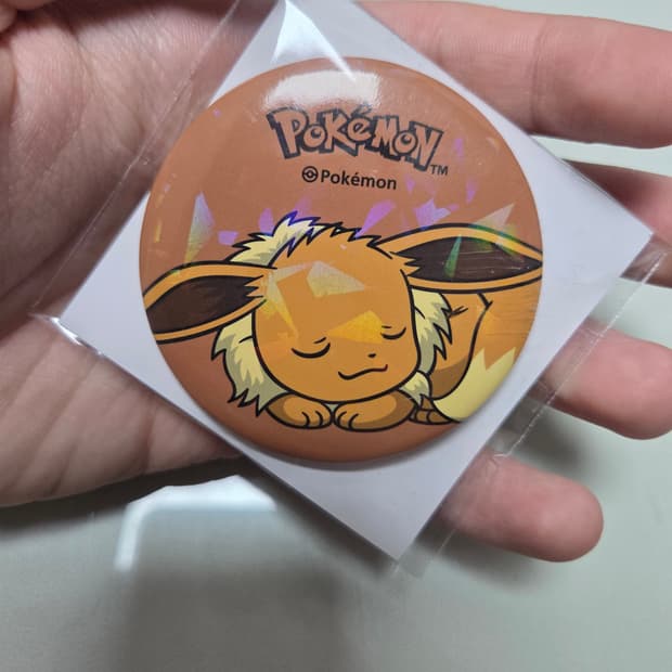 포켓몬스터 이브이 굿즈 뱃지