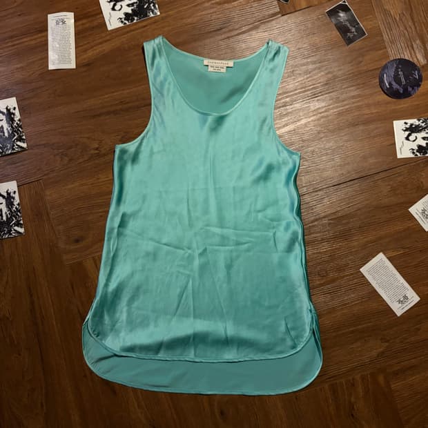 INSTANT FUNK SILK MINT Top