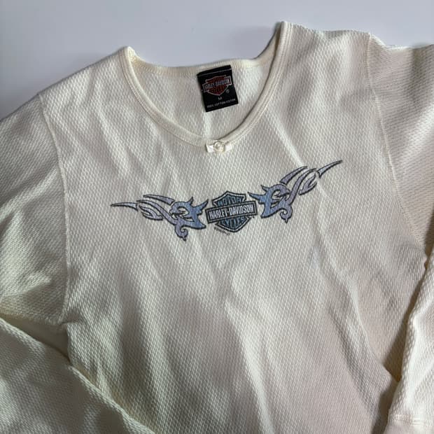 할리데이비슨 빈티지 슬리브 티셔츠 