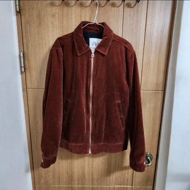 (L)자라 코듀로이 집업 점퍼